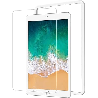 ガラスフィルム iPad 9.7 5/6世代 用 iPad Air2 / Air (2013) / iPad Pro 9.7 対応 ガイド枠付き 保護 フイルム NTB16B01