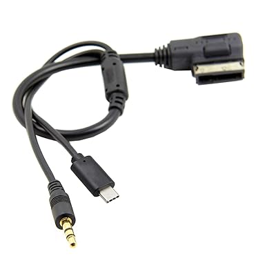 Cablecc Media In AMI MDIƥ쥪 3.5mm ǥ & USB-C AUXץ֥  VW 2...