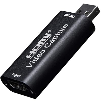 HDMI キャプチャーボード ビデオキャプチャーボード キャプチャーデバイス HDMI キャプチャー HDMI ゲームキャプチャ 超小型 USB2.0対応 1080p30Hz ゲーム実況生配信、画面共有、Iodata、録画、ライブ会議に適用 UVC(