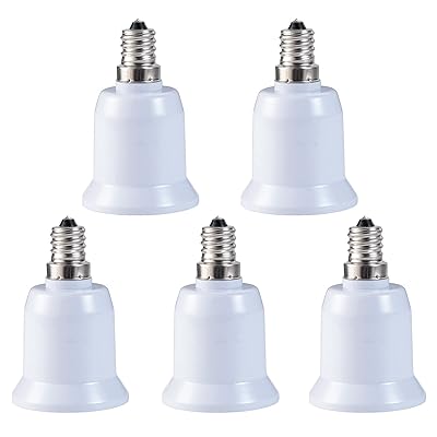 E11口金変換 アダプタ E11 → E26 へ 電球ソケット の 口金 E11 → E27 変換 ソケットアダプター 5個