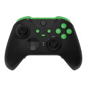 Xbox One Eliteシリーズ2コントローラー対応用交換ボタン(ピュアカラー)、Xbox Eliteシリーズ2Coreコントローラー対応用LBRBLTRTバンパートリガーABXYスタートバックシンクプロファイルキー【グリーン】