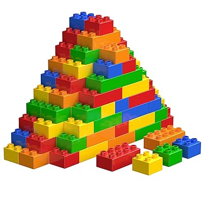 基礎ブロックセット 70ピース 5色 デュプロ 互換 レゴデュプロ＆アンパンマンブロック レゴブロック対応 幼児向け 積み木セット