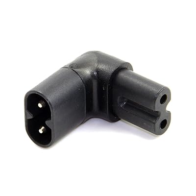 Figure 8 IEC60320 C7~C8 90度上向き直角ACアダプター オス-メス延長 Figure 8 IEC60320 C7~C8 90度上向き直角ACアダプター オス-メス延長