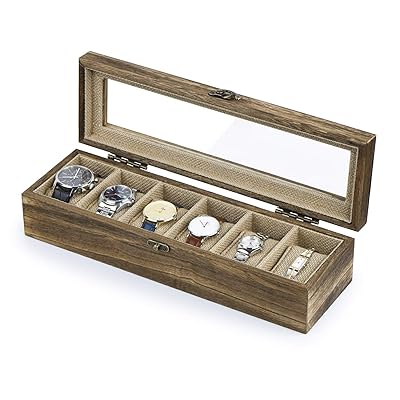 腕時計収納ケース 腕時計収納ボックス 時計ケース 6本 コレクションケース 男女兼用 高級木製