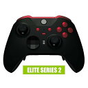 Xbox One Eliteシリーズ2コントローラー対応用交換ボタン(ピュアカラー)、Xbox Eliteシリーズ2Coreコントローラー対応用LBRBLTRTバンパートリガーABXYスタートバックシンクプロファイルキー【スカーレッド】