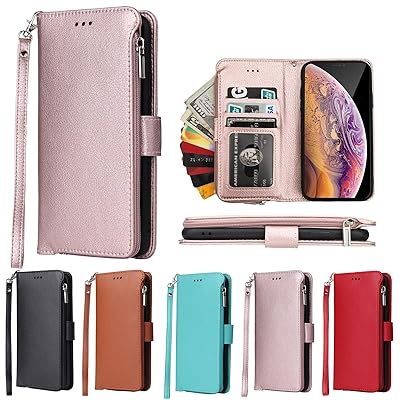 アイフォン X/XS 通用 ケース 財布型 for iPhoneX ケース 手帳型 for iPhoneXS ケース 財布型 ICカード コインポケット ストラップ付き カード 収納 小銭入れ ファスナーポケット付き PUレザー 5色 ピンク アイフォン X/XS 通用 ケース 財布型 for iPhoneX ケース 手帳型 for iPhoneXS ケース 財布型 ICカード コインポケット ストラップ付き カード 収納 小銭入れ ファスナーポケット付き PUレザー 5色 ピンク