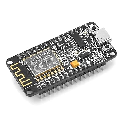 NodeMCU モジュール 技適取得済み USB-C インターフェース ESP8266 ESP-12F WiFi 開発ボード CH340 を搭載 Arduino IDE/Micropython 開発に利用可能 詳しいチュートリアルが付属