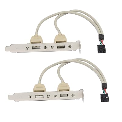 【2点セット】ク コンピュータ ケーブル&コネクタ 新しい 2ポート USB 2.0 PC マザーボード 背面 パネル 拡張 ブラケットからIDC 9 ピン マザーボード USBケーブル ホスト アダプタ 【2点セット】ク コンピュータ ケーブル&コネクタ 新しい 2ポート USB 2.0 PC マザーボード 背面 パネル 拡張 ブラケットからIDC 9 ピン マザーボード USBケーブル ホスト アダプタ