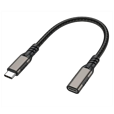 USB Type C P[u 0.5m .J USB 3.1 Gen 2 (10Gbps) Thunderbolt3ΉP[u ^CvC R[h iC҂ usb-c ϊ o] 3A PD}[d iPad mini 6/20