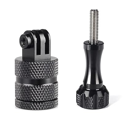 SINTYAN アルミ製三脚マウントアダプター 360度回転 1/4ネジ規格からGoPro規格に変換 GoPro全般カメラ/Osmo Aciton対応