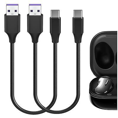 [dP[u ݊ Type-C [dR[h USB to USB-C TX Samsungs Galaxy Bud Live, Buds Pro, Buds 2 ɑΉ ( / 30cm 2pbN)