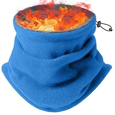 ネックウォーマー メンズ 冬 防寒 【360°極めた暖かさ・柔らかい肌触り・調節コードつき】 ネックガー..