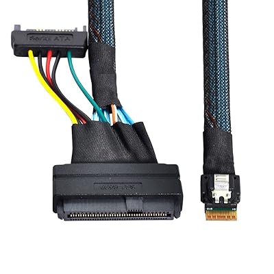 マザーボード インテル SSD 750 p3600 p3700 M.2 用スリム SAS SFF 8654 4i NVME PCIe SSD ケーブル U.2 U2 SFF-8639