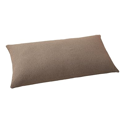 ごろ寝マットカバー 長座布団カバー 70x180 1枚 長ざ布団カバー 北欧 おしゃれ 綿麻テクスチャー リネン風 ピーチスキン ソフトタッチ 装飾枕カバー キャラメルブラウン