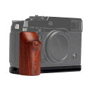 Fujifilm X-PRO2 用ハンドグリップメタル赤檀木材 GP-XPRO2