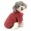 ペット 犬 服 パーカー コート 秋冬 あたたかい フリース ジャケット セーター 小型犬 子犬 猫 洋服 冬 おしゃれ かわいい 暖かい 防寒 ドッグウェア ...