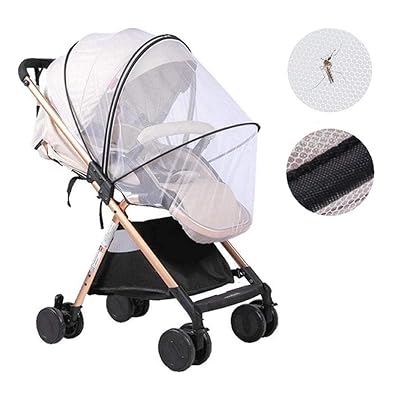 ベビーカー 蚊帳 幼児 赤ん坊 UVカット 日よけ 蚊 虫よけ 通気性 熱中症対策 折り畳み お出かけ 風除けベビーカーカバー ブラック 害虫侵入を防ぐ ホワイト