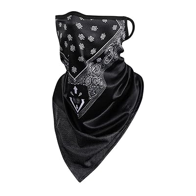 冷感フェイスカバー ネックガード 耳かけ式 UVカット メンズ UPF50+ 日焼け対策 夏用 通気性に優れ 息苦しくない 呼吸しやすい 吸汗速乾 釣り スポー...