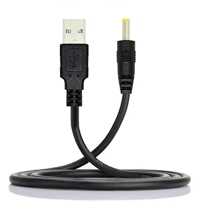 ロープ本 USB2.0 Aタイプオス - DC 4.0 x 1.7mm DC 5V 電源プラグ バレル ストレートコネクタ 充電ケーブル