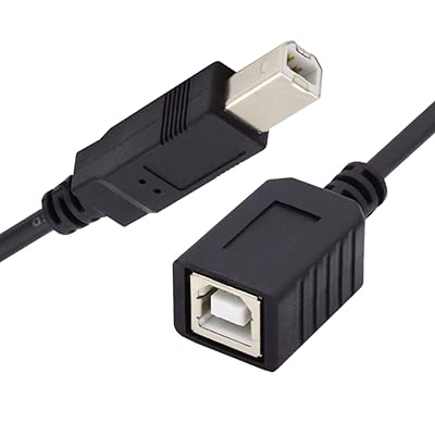 USB 2.0 Bタイプ オス-メス延長ケーブ