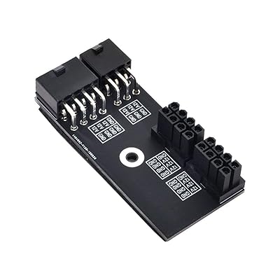 アダプター デュアル ATX 8 ピン メス - 6 + 8 ピン オス 180 度角度付き電源アダプター NVIDIA 3080 3090 グラフィックス カード用