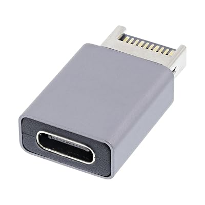 アダプタ USB 3.1 フロントパネルヘッダーオス Type-E to Type-C USB-C メスマザーボード拡張データアダプター