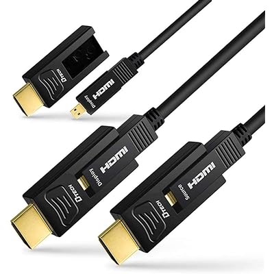 配管用 着脱式 HDMI光ケーブル 15m HDMI タイプA ＋HDMI タイプD 4K 60Hz ハイスピード 18Gbps HDCP2.2 HDR ARC 3D CEC EDID対応