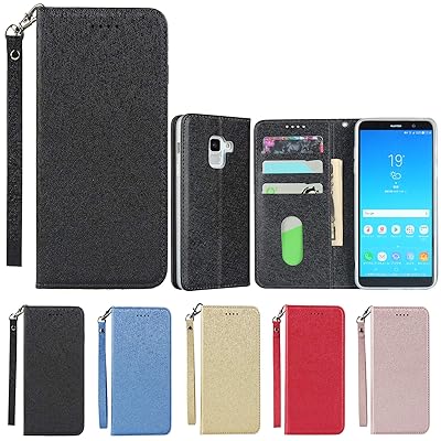 Samsung Galaxy Feel2 SC-02L ケース galaxy feel 2 sc02l ケース Samsung SC-02L Case 手帳型 ストラップ付き PU皮革 明るい色 内蔵マグネット 携帯カバー カードポケット スタンド機