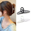 ヘアクリップ バンスクリップ 髪留め 韓国 2個セット レディース シンプル ヘアアクセサリー かみどめ クリップ 大きめしっかり オフィス シンプル ヘアアク...