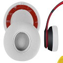 QuickFit イヤーパッド 互換性 パッド ビーツバイドクタードレ Beats Solo3.0, Solo3 Wireless (A1796) ヘッドホンに対応 イヤパッド/イヤークッション/イヤーカップ プロテインレザー (白い)