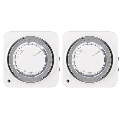 ビーエヌリンク 24時間 スイッチ式 プログラム コンセントタイマー 15分単位 最大48プログラム リピート機能 便利 安心 電気ボット 扇風機などに適している AC100V 15A 1500W 2パック