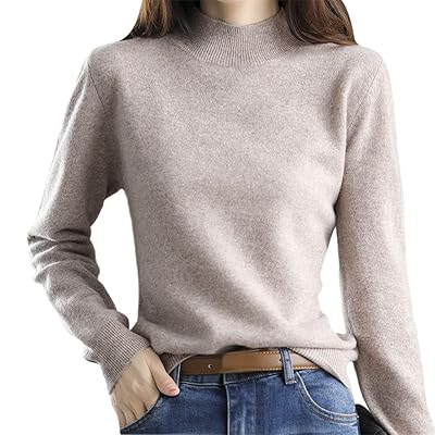 ニット トップス レディース 秋冬 ニュールック・3サイズ展開・ハイネック・カシミヤタッチ・重ねる着便利・着回しやすい・厚手・着痩せ・小顔・高伸縮 リブ セーター カットソー ニットソー インナー 長袖 カジュアル 秋 冬 (XL, カーキ) ニット トップス レディース 秋冬 ニュールック・3サイズ展開・ハイネック・カシミヤタッチ・重ねる着便利・着回しやすい・厚手・着痩せ・小顔・高伸縮 リブ セーター カットソー ニットソー インナー 長袖 カジュアル 秋 冬 (XL, カーキ)