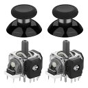 for GuliKit Anti-Drift TMR 電磁スティック換修理キット P5 Dual-sense、Xboxシリーズ、P4 Dual-shock、Switch Proコントローラー用 - ブラック (P5 Dual-sense)(3)