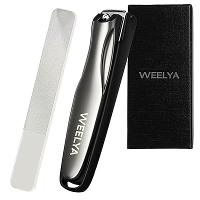 爪切り ツメキリ 爪きり カーブ刃 つめきり つめ切り 曲線刃 ネイルクリッパー 手足両用 爪やすり付き キャッチャーケース付き ステンレス製 ネイル用品 飛び散り防止