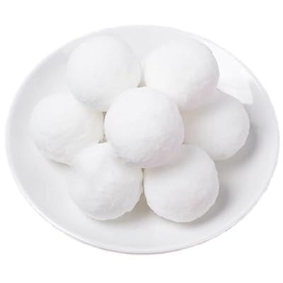 ポンポンボール 直径約40 mm 単色 白 30個入り 大きい 毛球 フェルトボール 玉 DIY 人形 ぬいぐるみボ..