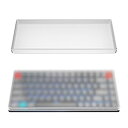 キーボード ダストカバー、75% コンパクト 84 キーキーボード用キーパッドカバー、Keychron K2、ロジクール Logicool POP Keys メカニカル、ロジクール Logicool MX メカニカル ミニキーボードに対応 (フロスト