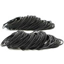 輪ゴム ゴムバンド 伸縮性ゴム 黒 幅1.4mm 内径38mm 結束 ラバーバンド 天然ゴム 梱包バンド 梱包紐 ゴム リング 家庭 オフィス用 事務用品 長持...
