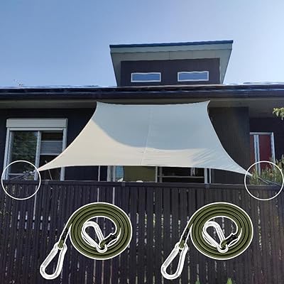 シェード 取り付け金具 強力 フック 2個入り ゴムひも 荷台用ゴムバンド 固定バンド 荷締めベルト 荷物ベルト 固定金具 ベランダ 日除け シェード 伸縮性ロープ オーニング サンシェード 庭 屋外 キャンプ アウトドア用 防風 設営(2個入り,約