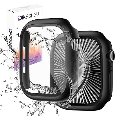 for Apple Watch 防水ケース Series10 42mm/46mm アップルウォッチ シリーズ 10用保護カバー ガラスフィルム 一体型 PC素材 タッチ感良好 全面保護 装着簡単 耐衝撃 高透過率 指紋防止 傷防止(ブラック,46mm for Apple Watch 防水ケース Series10 42mm/46mm アップルウォッチ シリーズ 10用保護カバー ガラスフィルム 一体型 PC素材 タッチ感良好 全面保護 装着簡単 耐衝撃 高透過率 指紋防止 傷防止(ブラック,46mm