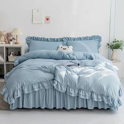 布団カバー シングル セミダブル ダブル 3/4点セット 布団カバー セット フリル 姫風 可愛い シングル..