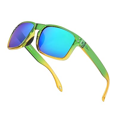 スポーツサングラス メンズ 偏光 大きい 人気 サングラス ウェリントンフレーム 100％uvカット 釣り 運..