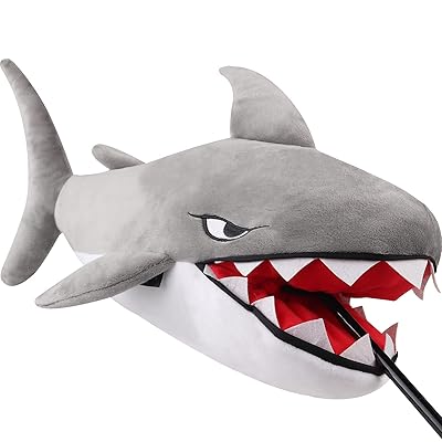 楽天グリーンフィールドジャパン（クラフトマン） ゴルフドライバーカバー キャラクターカバー シャック模様 グレー DR用 クラブヘッドカバー ウッドカバー ぬいぐるみ 着脱スムーズ 460cc用カバー 癒し 単品 動物 アニマル 可愛い