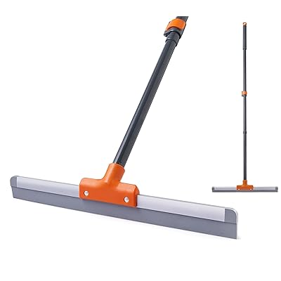 ドライワイパー 水切りワイパー スクイジー 113-140cm 伸縮可能 床拭き ガラスワイパー フロアスクイジ..