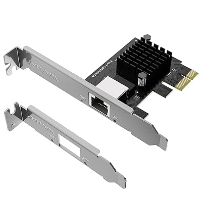 2.5G Base-T LANカード PCI-E アダプター ネットワークカード 2500/1000/100Mbps PCI Express イーサネット アダプター、RTL8125B、Windows 11/10/8/8.1/7 および Linux 2.5G Base-T LANカード PCI-E アダプター ネットワークカード 2500/1000/100Mbps PCI Express イーサネット アダプター、RTL8125B、Windows 11/10/8/8.1/7 および Linux