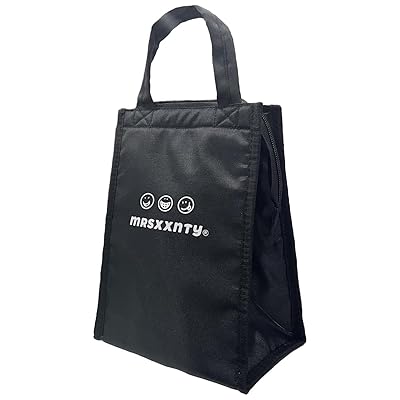 保冷 綿100％のキャンバス生地 ランチバッグ-内側断熱アルミウール綿 大容量/便利/シンプル/ファッショ..