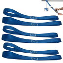 ソフトループ タイダウンストラップ,タイダウンベルト300kg耐荷重800kgロックストラップの安全で自信に満ちたトレーリングのための破断強度ベルトATV UT...