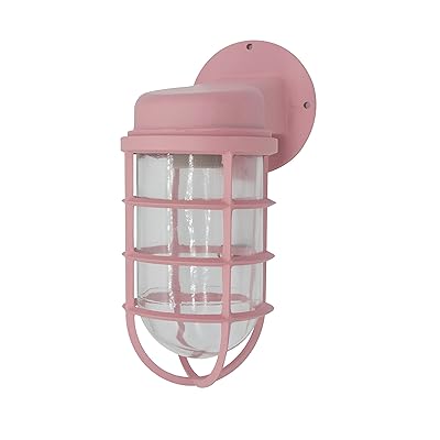 KY LEE ブラケットライト 照明 おしゃれ LED ポーチライト 玄関照明 外灯 ランプ 門灯 ブラケットランプ マリンランプ 間接照明 玄関照明 壁付け照明 店舗照明 インテリア照明 防雨 ピンク