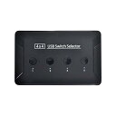 KVM USB 2.0 スイッチセレクター 4ポート PC 共有デバイス キーボードマウススキャナープリンター用(2)