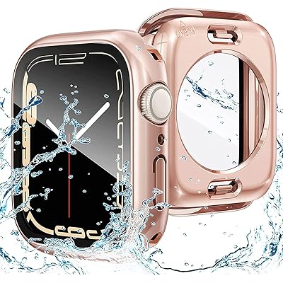 【2023強化版】 for Apple Watch ケース 360度全面防水 バンド 水泳・スポーツ専用 ガラスフィルム 一体型 apple watch 用 カバー 360フルボディ防水 アップルウォッチ ケース Apple Watch Series 【2023強化版】 for Apple Watch ケース 360度全面防水 バンド 水泳・スポーツ専用 ガラスフィルム 一体型 apple watch 用 カバー 360フルボディ防水 アップルウォッチ ケース Apple Watch Series