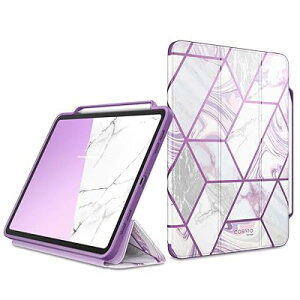 iPadPro 12.9ケース 第六/五/四世代 5G 2021年モデル(2022と2021と2020年発売の12.9inch ipad兼用) アイパッド12.9インチケース スタンド式 Apple Pencilペアリングとワイヤレス充電機能対応 パ